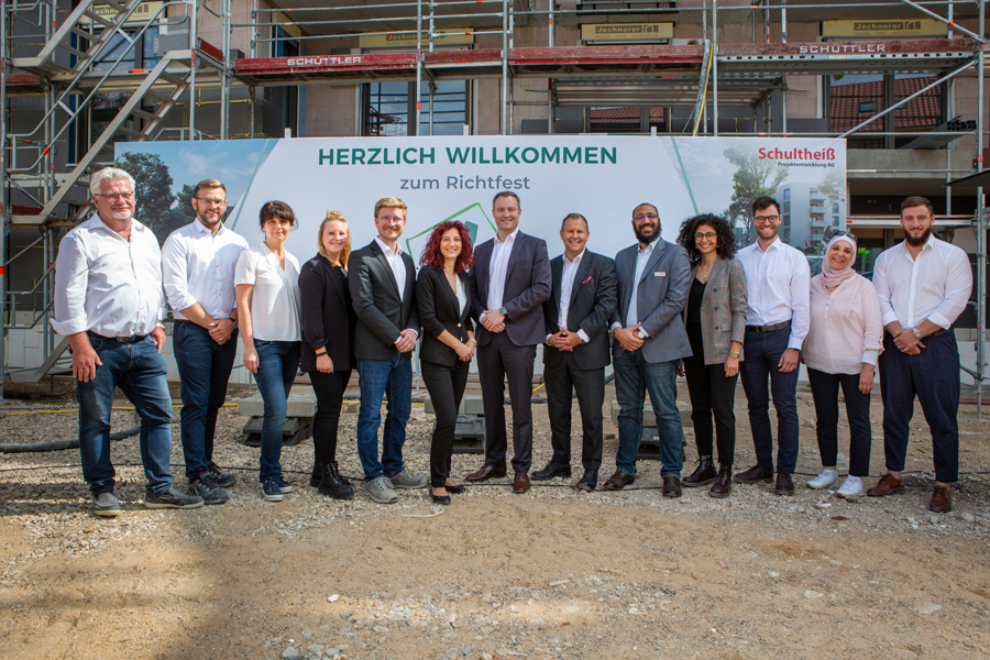 Richtfest Krügelpark Juni 2022