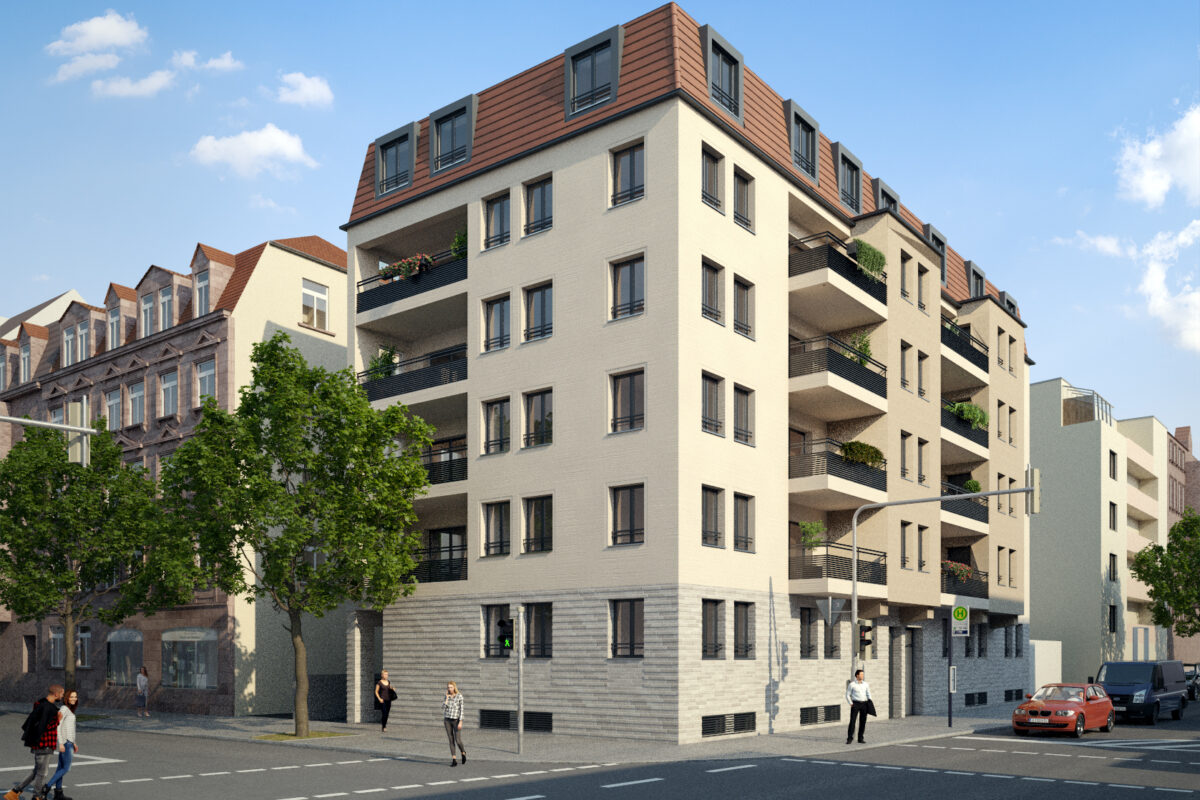 Neubau in der Schwabacher Straße