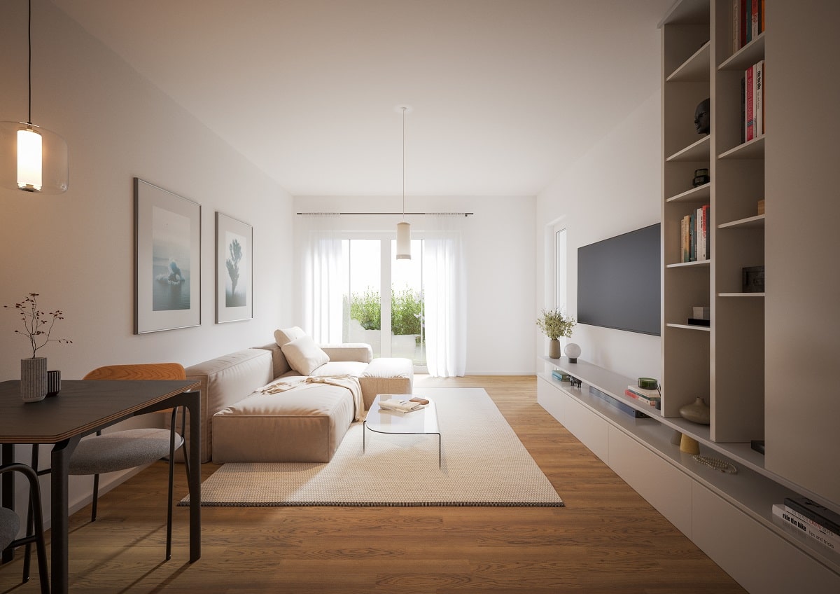 Wohnzimmer Wohnung B01